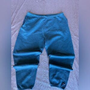 Vtg 90s USA Olympics Mens Medium Distressed Cuffed Sweatpants Joggers Gray USA L